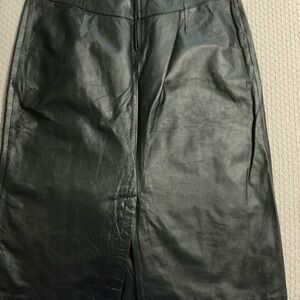 Wilson Leather long skirt, Bra and Vest